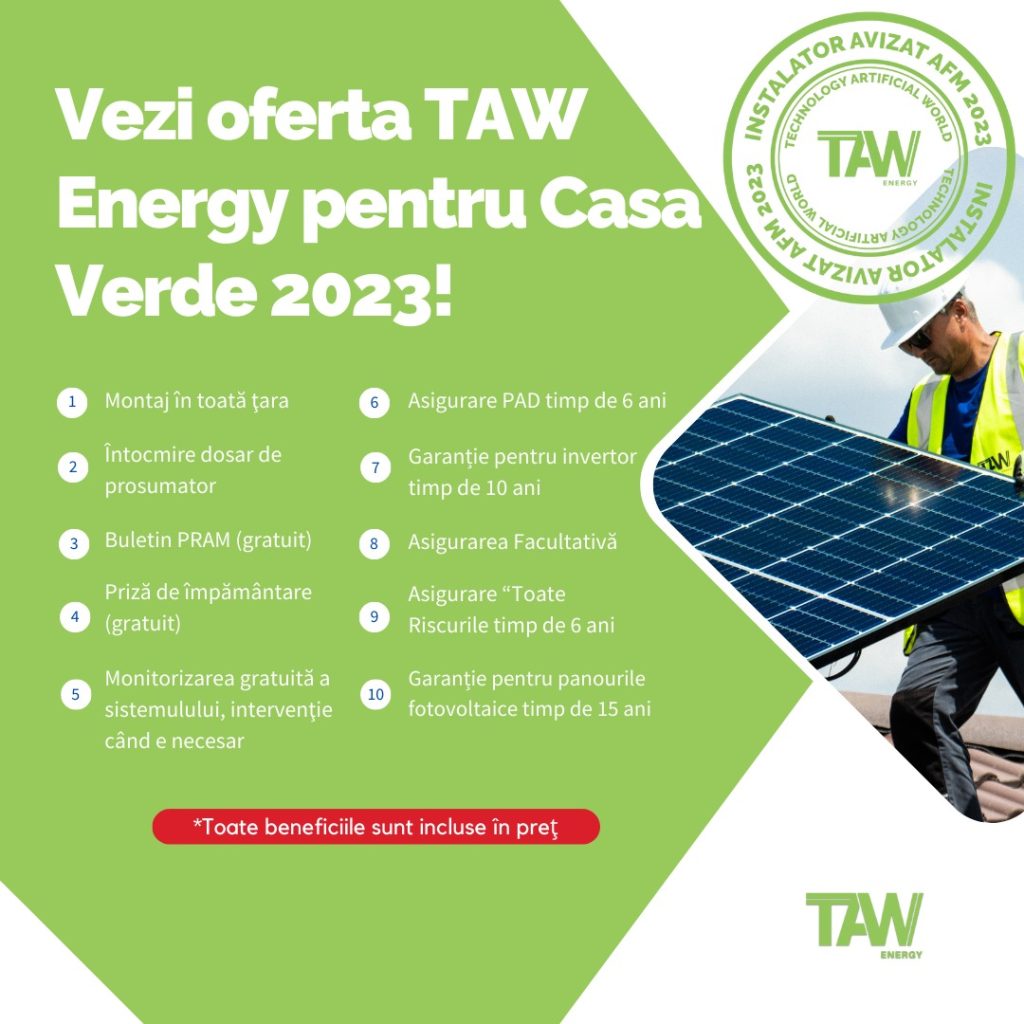 Oferta TAW Energy Casa Verde 2023